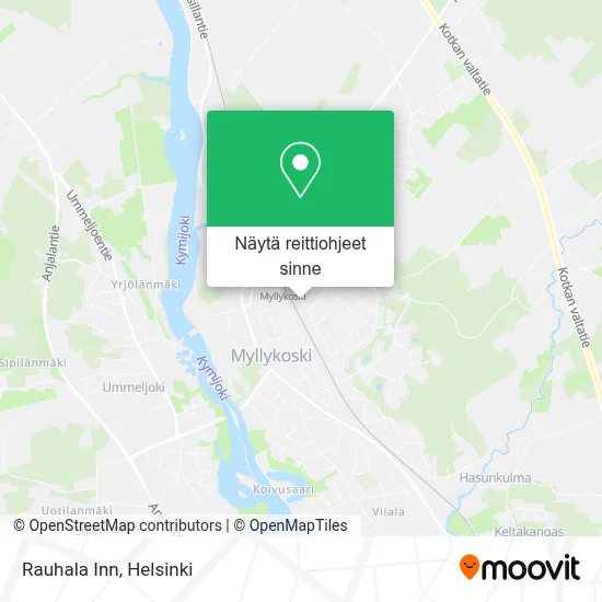 Rauhala Inn kartta