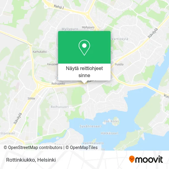 Rottinkiukko kartta