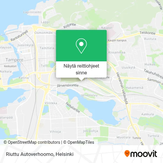 Riuttu Autoverhoomo kartta