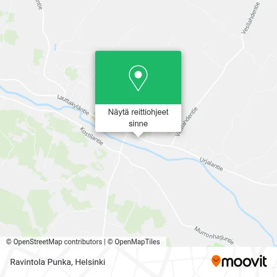 Ravintola Punka kartta