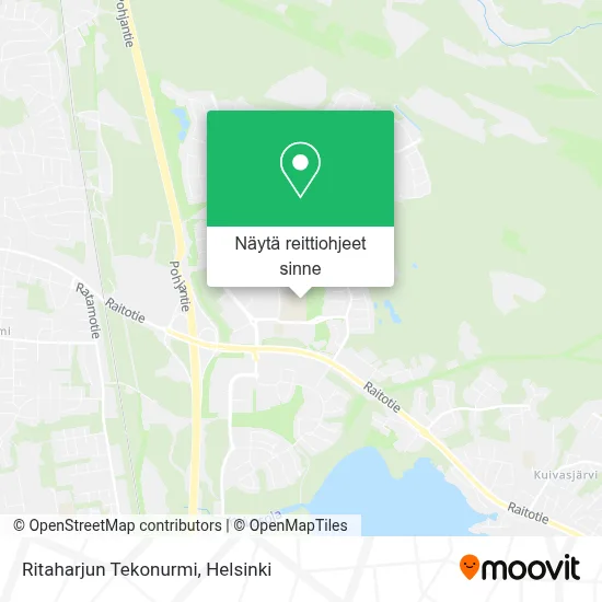 Ritaharjun Tekonurmi kartta