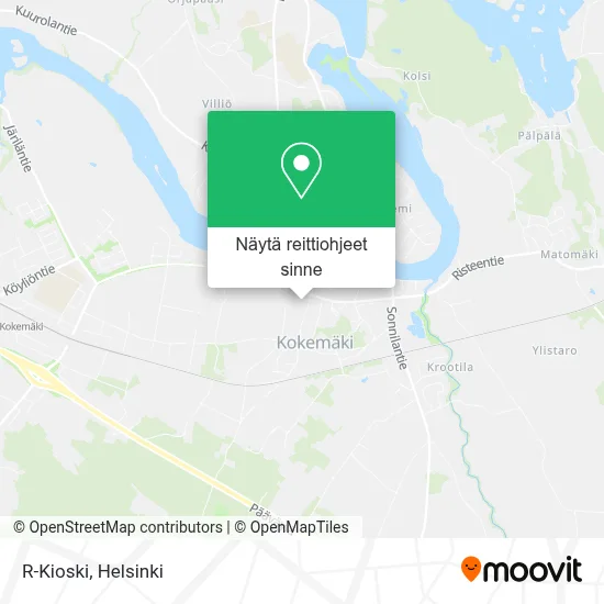 R-Kioski kartta