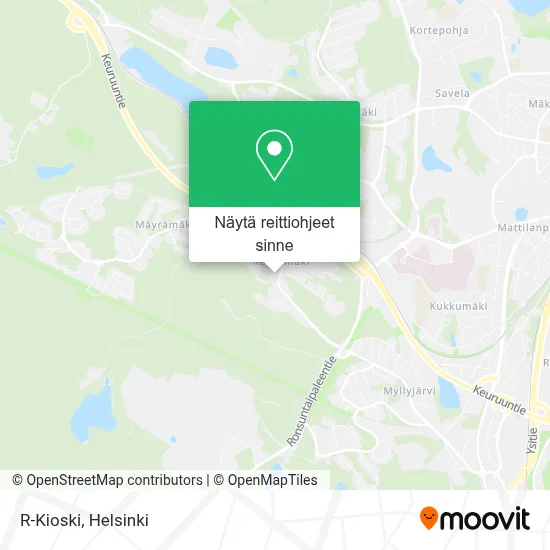 R-Kioski kartta