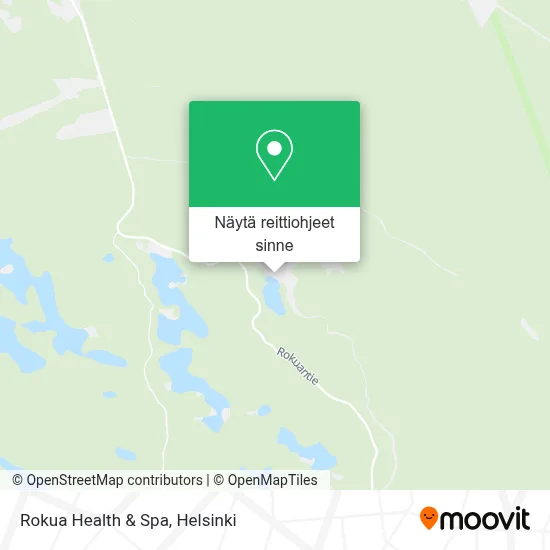 Rokua Health & Spa kartta