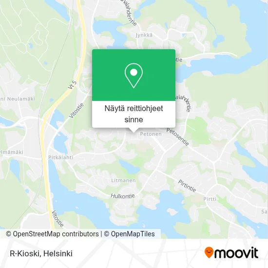 R-Kioski kartta