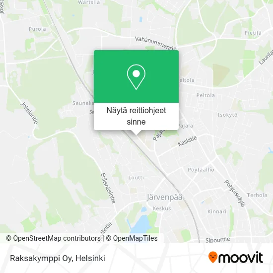Raksakymppi Oy kartta