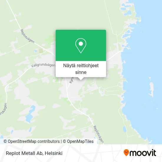 Replot Metall Ab kartta