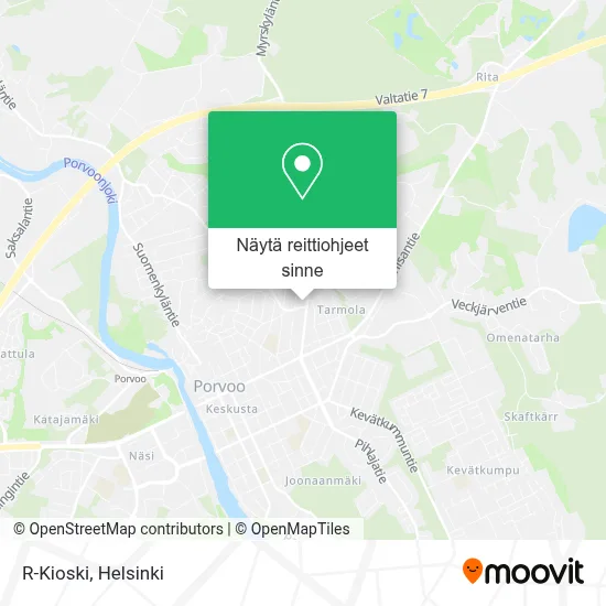 R-Kioski kartta