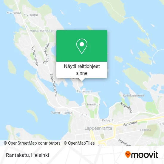 Rantakatu kartta