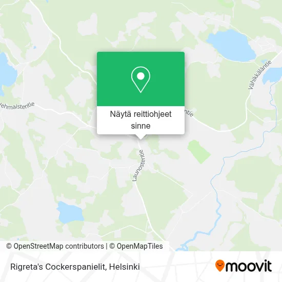 Rigreta's Cockerspanielit kartta