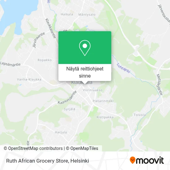Ruth African Grocery Store kartta