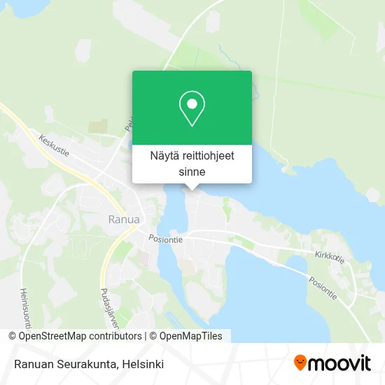 Ranuan Seurakunta kartta