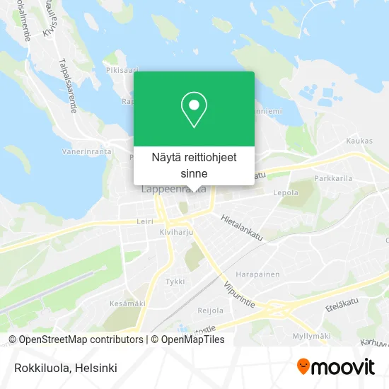 Rokkiluola kartta