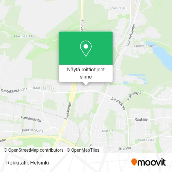 Rokkitalli kartta