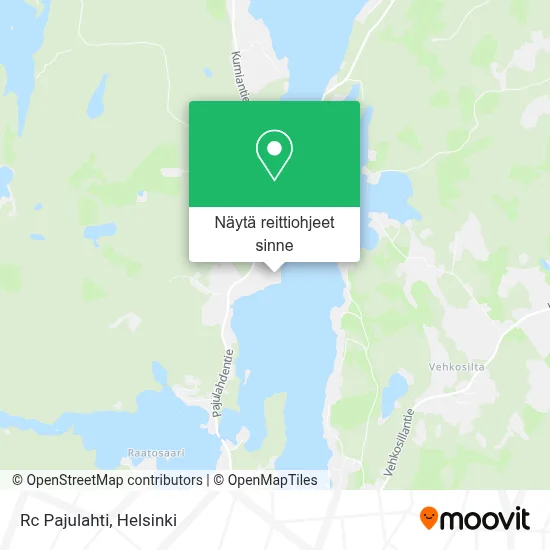 Rc Pajulahti kartta