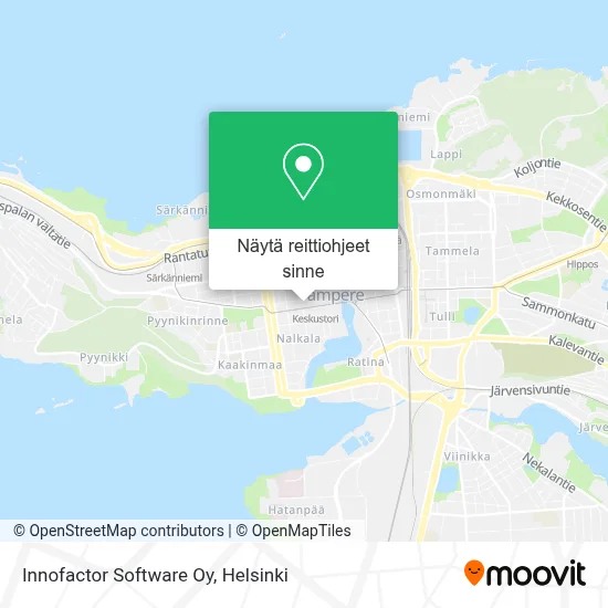 Innofactor Software Oy kartta