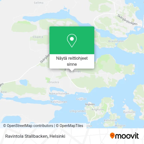 Ravintola Stallbacken kartta