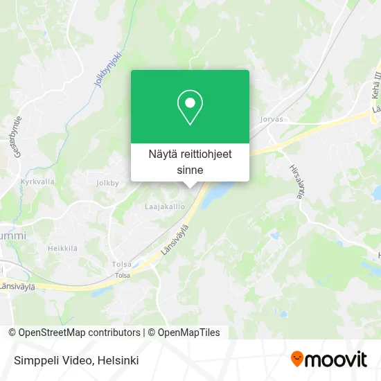 Simppeli Video kartta