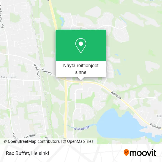 Rax Buffet kartta