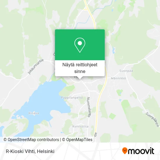 R-Kioski Vihti kartta