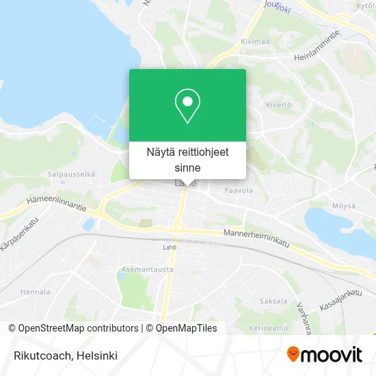 Rikutcoach kartta