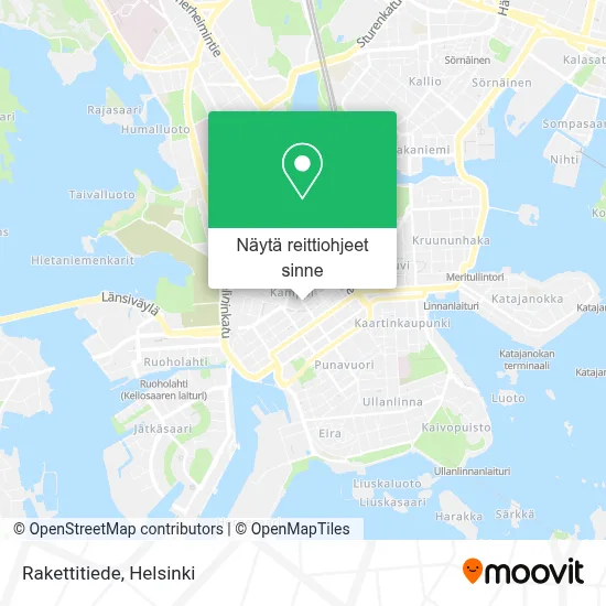Rakettitiede kartta
