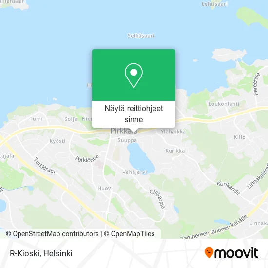 R-Kioski kartta