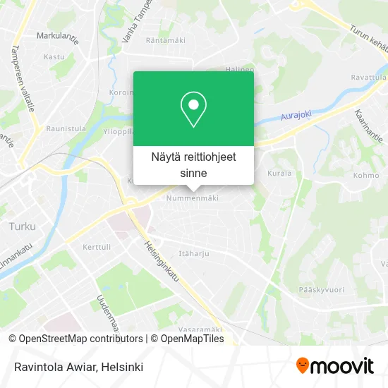 Ravintola Awiar kartta