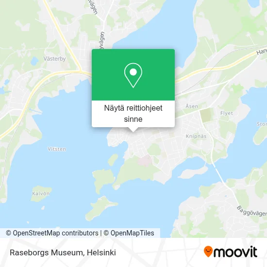 Raseborgs Museum kartta