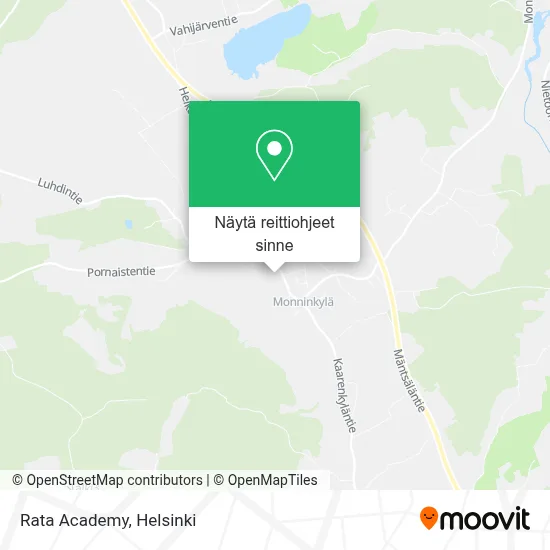 Rata Academy kartta