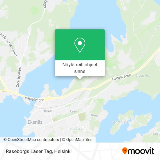 Raseborgs Laser Tag kartta