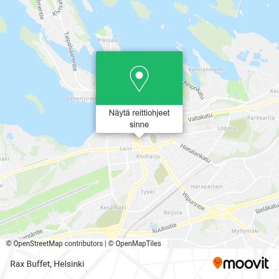 Rax Buffet kartta