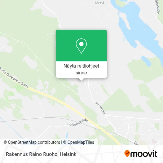 Rakennus Raino Ruoho kartta