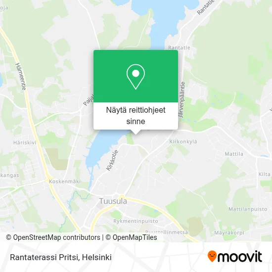 Rantaterassi Pritsi kartta