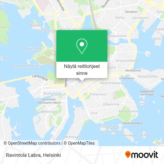 Ravintola Labra kartta
