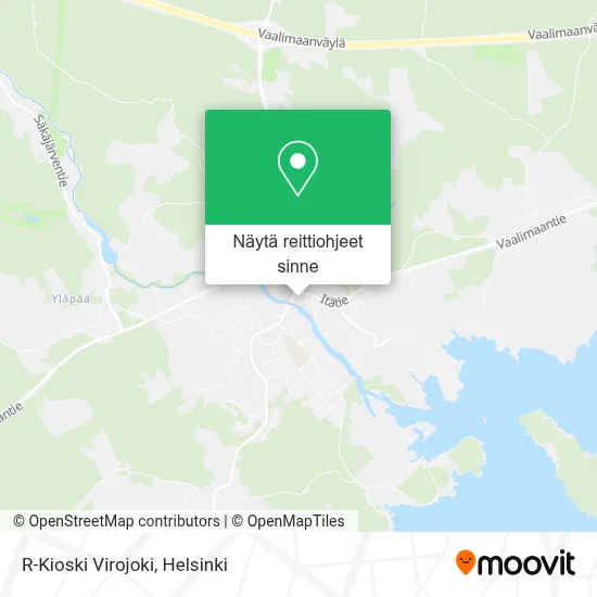 R-Kioski Virojoki kartta
