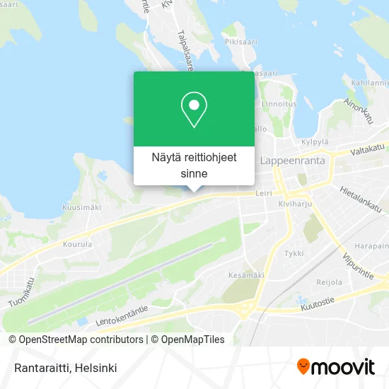 Rantaraitti kartta