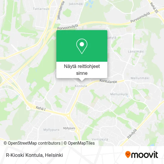 R-Kioski Kontula kartta