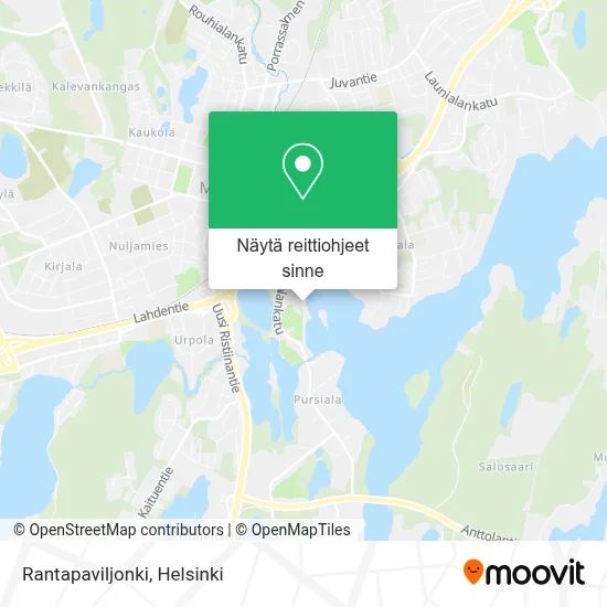 Rantapaviljonki kartta