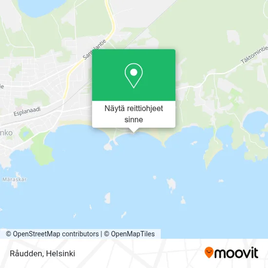 Råudden kartta
