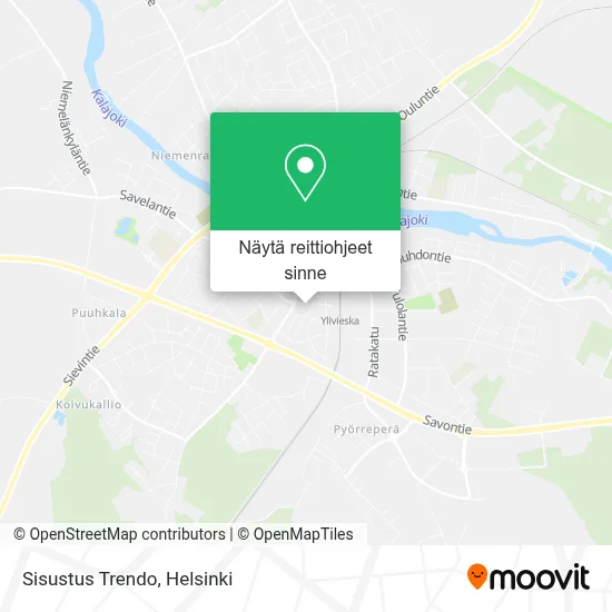 Sisustus Trendo kartta