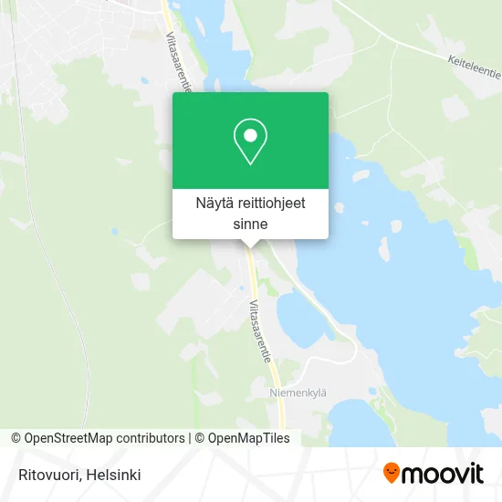 Ritovuori kartta