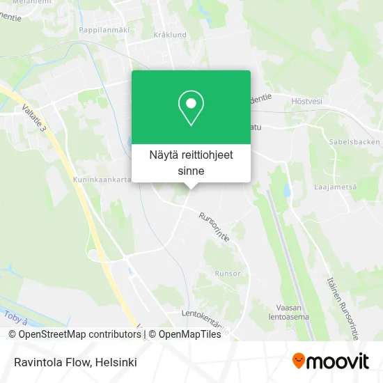 Ravintola Flow kartta