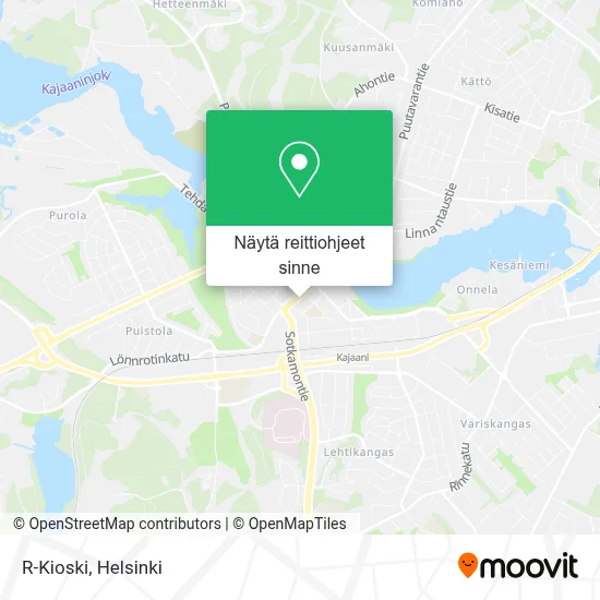 R-Kioski kartta