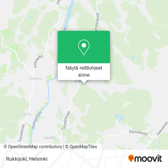 Rukkijoki kartta