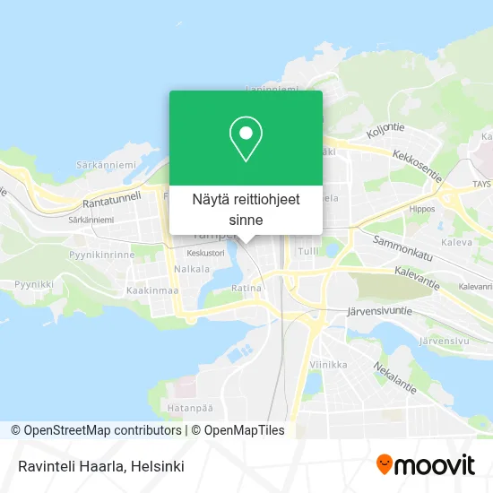 Ravinteli Haarla kartta