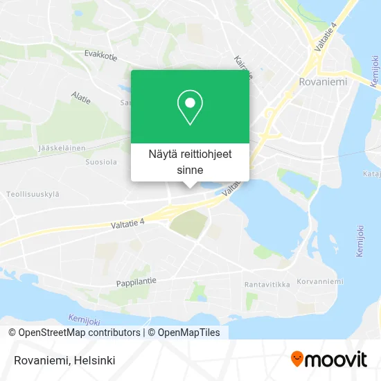 Rovaniemi kartta