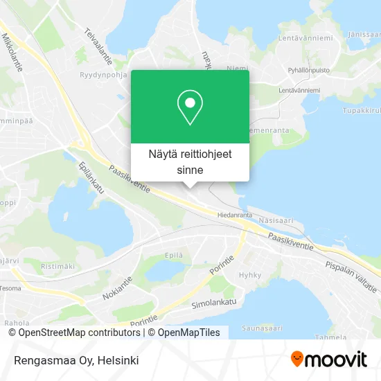 Rengasmaa Oy kartta