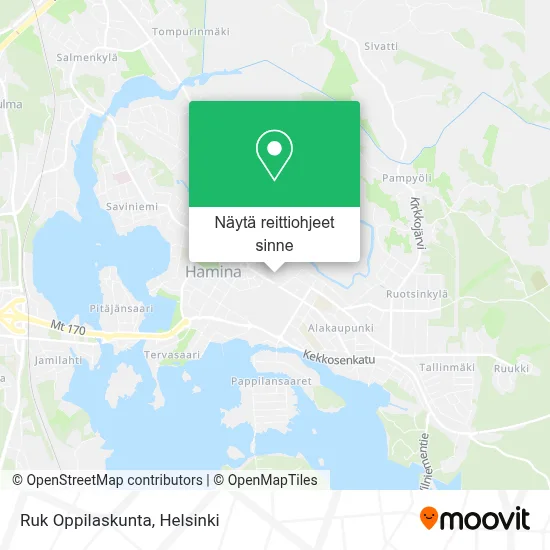Ruk Oppilaskunta kartta