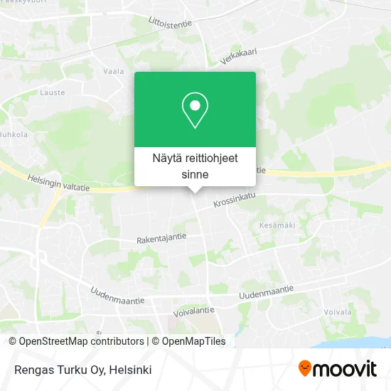 Rengas Turku Oy kartta
